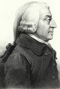 Adam Smith の肖像画